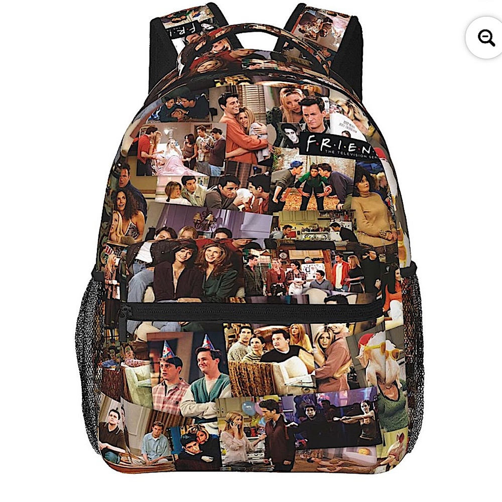 FRIENDS Multicolor Collage Backpack